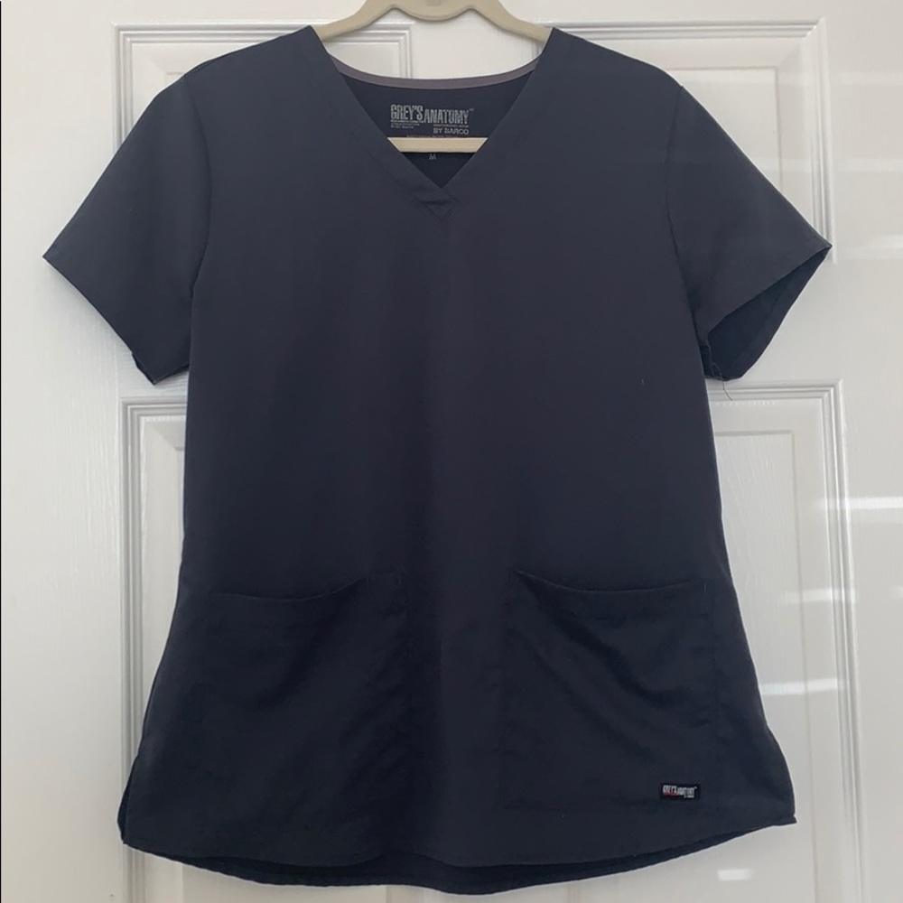 Lightly Worn Gray Grey’s Anatomy Scrub Top